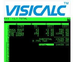 VisiCalc.