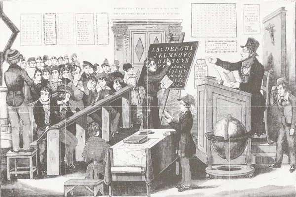 La escuela Lancasteriana: