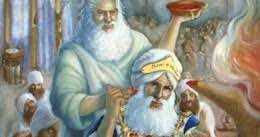 Consagración de Arón y de sus hijos