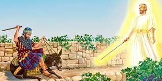 El asna le habla a Balaam