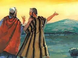 Caleb y Josué los únicos sobrevivientes.