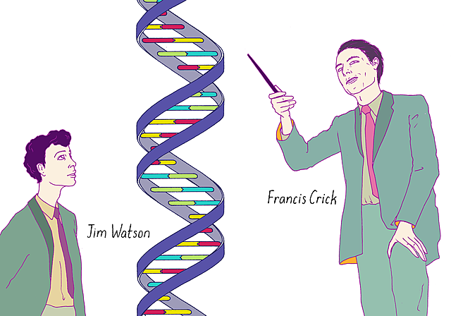 Watson y Crick se