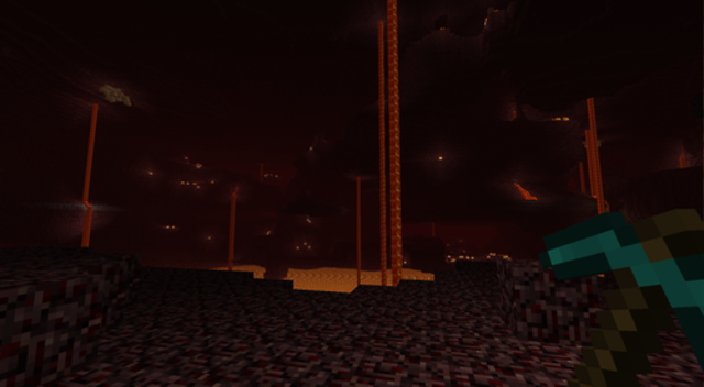the nether, pumpkins, watches were all added for a halloween update