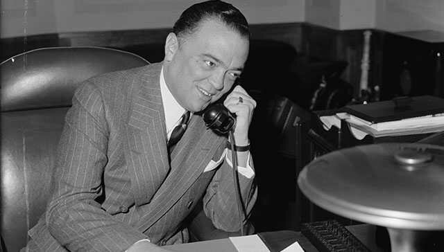J.Edgar Hoover Becomes Head of the FBI