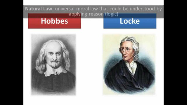 Hobbes and Locke