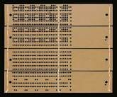Tarjetas perforadas