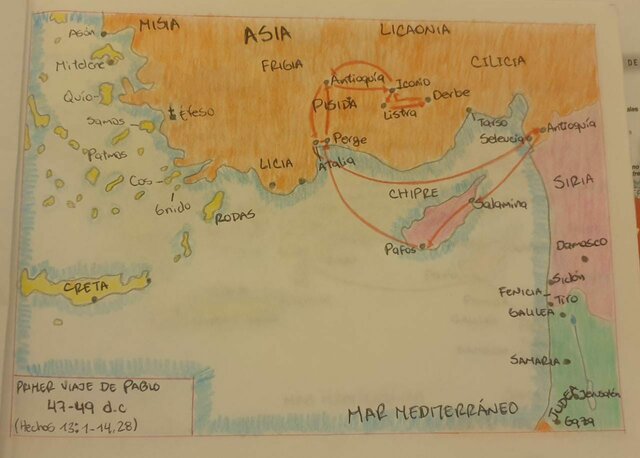 Primer viaje misionero de Pablo
