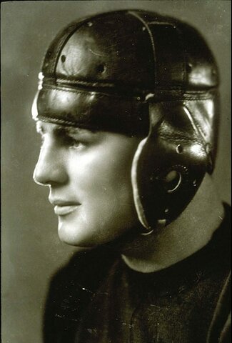 invented the football helmet