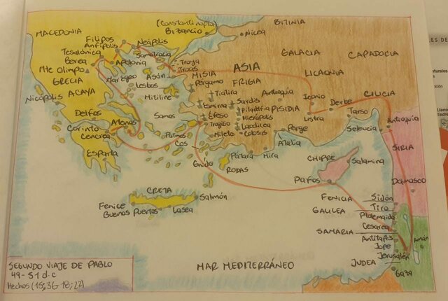 Segundo viaje de Pablo.