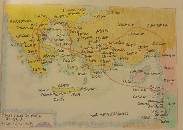 Tercer viaje de Pablo.