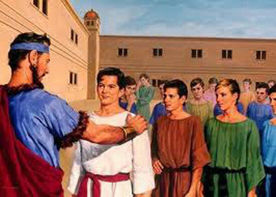 Deportación del profeta Daniel.