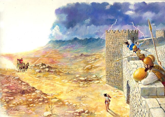 Inicio de reconstrucción de las murallas de Jerusalén.