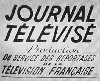Premier journal télé avec présentateur