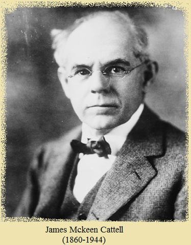 Francis Galton, James McKeen Cattell y Alfred Binet