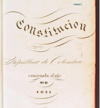 La Constitución de Cúcuta