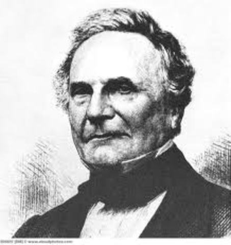 Charles Babbage realiza la maquina diferencial.