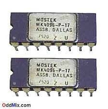 el Mostek MK4096 DRAM de 4 Kbit diseñado por Robert Proebsting.