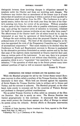 Truman Doctrine Created