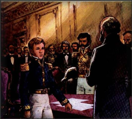 Golpe da maioridade.