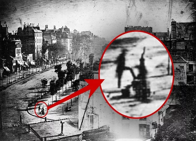 La prima fotografia Umana