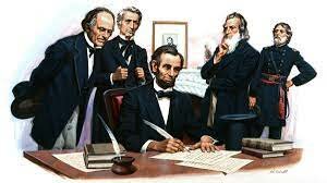 President Abe Lincoln issused the Emancipation Proclamation