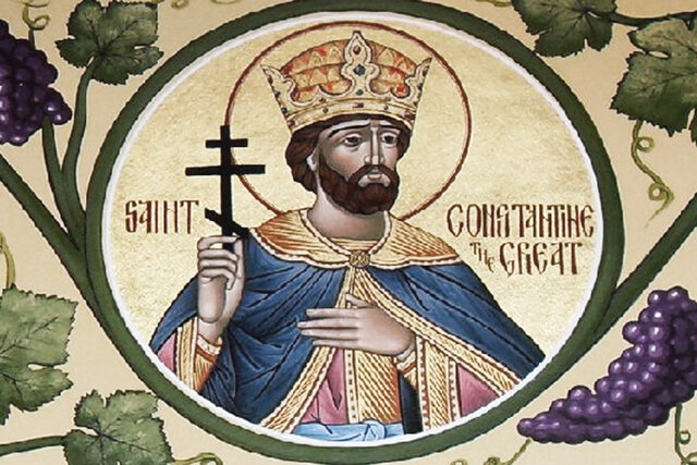 Adoption of Christianity by Roman Emperor Constantine