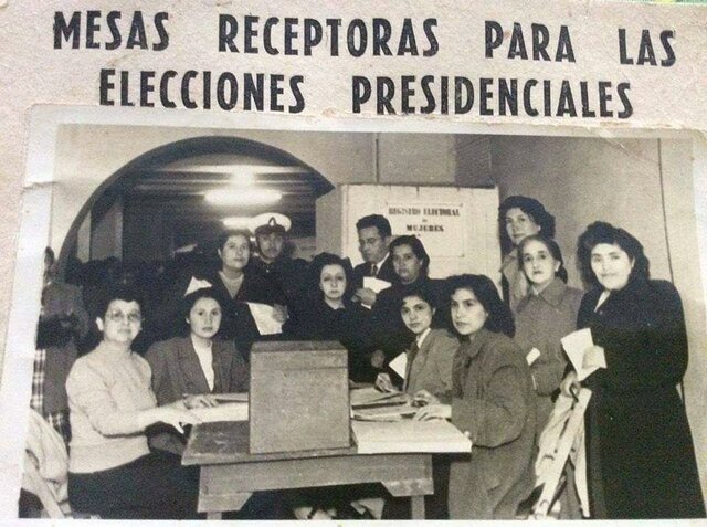 Derecho a voto a las mujeres en elecciones presidenciales y parlamentarias.