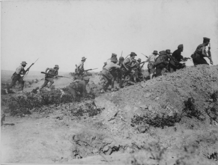 Allies begin a nine-month battle...