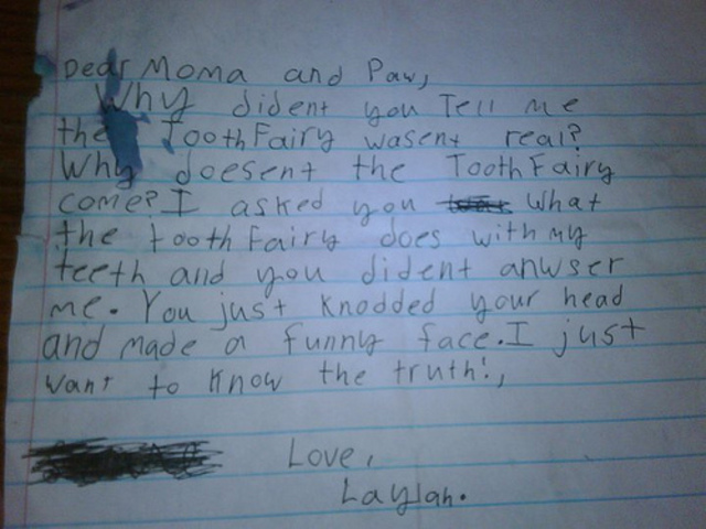 Found out my MOM was the Tooth Fairy!