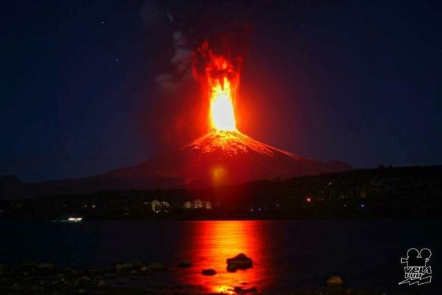 Erupción del Volcán Villarica