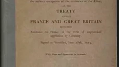 Firma del tratado de Versalles