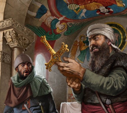 Campanya contra Santiago de Compostel·là a càrrec d’al-Mansur (Almansor).