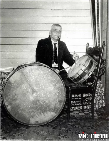 Multiple percussion instruments being used at once