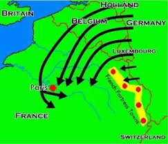 Germany invades Belgium and France