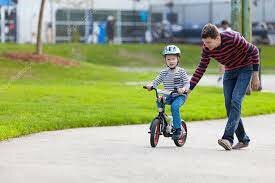 aprendí a manejar bicicleta