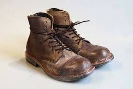 Leather boots