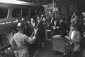 the freedom rides by freedom riders of 1961