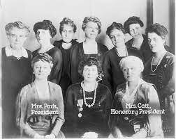 Formation of the League of Women Voters forms