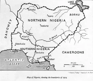 Ingleses ocupan el territorio de Nigeria