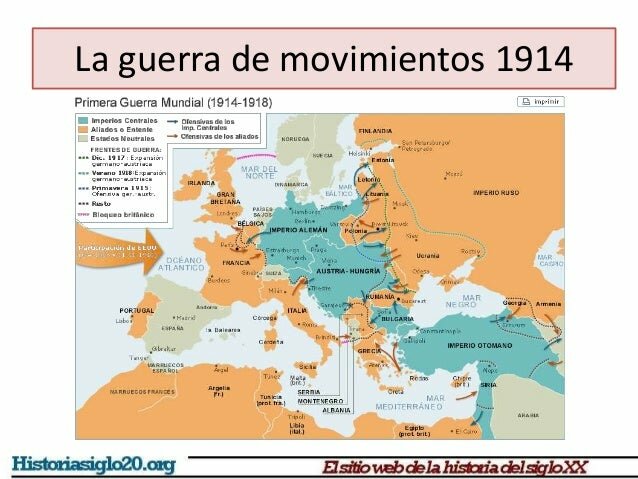 GUERRA DE MOVIMENTS FEBRER-DESEMBRE 1914