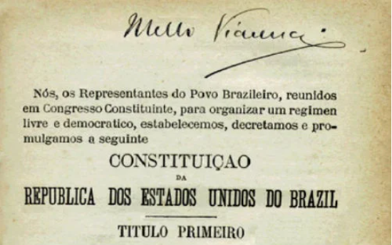 A constituição de 1891