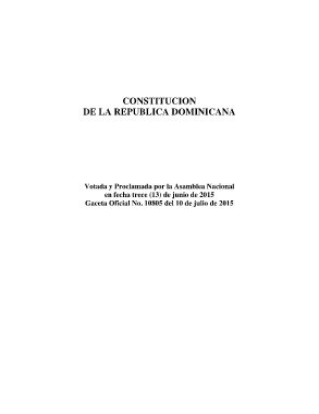 Constitución 15 de julio 2015