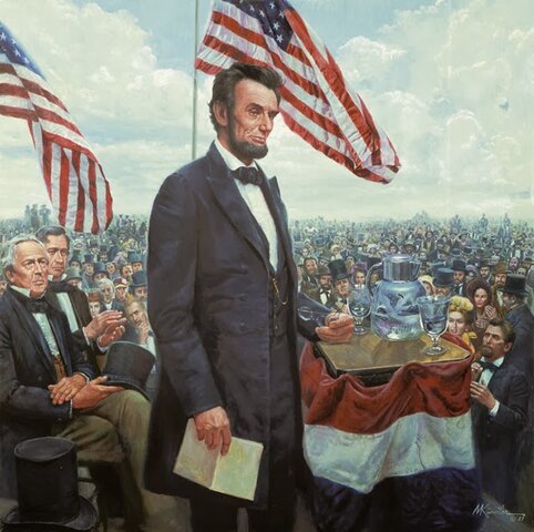 Abraham Lincoln es converteix en el setzè president dels Estats Units.