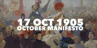 Revolution of 1905 and the October Manifesto