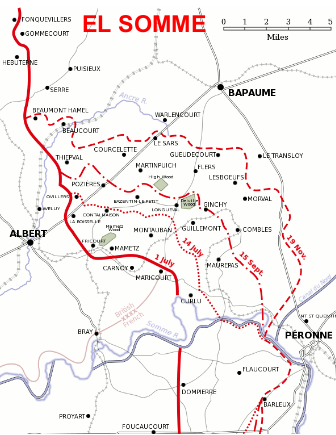 La guerra de trinxeres: Contraatac francès del Somme.