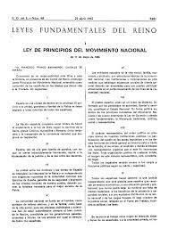 Ley de Principios Fundamentales del Movimiento