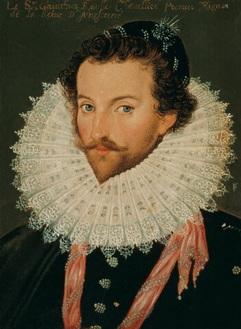 Sir Walter Raleigh sets up colony of "Virginia"