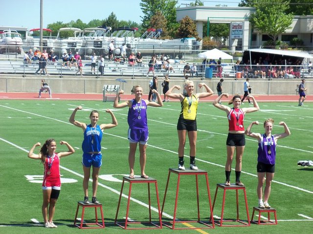 6th Place Long Jump 2011