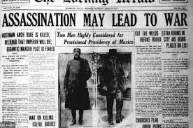 Beginning of WW I