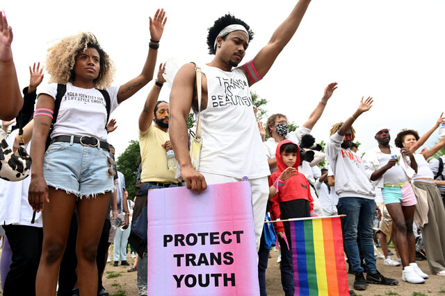 Marching for Trans Youth